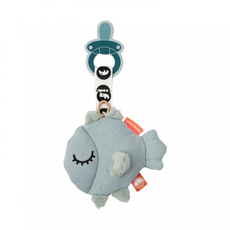 Speendoekje Done by Deer Cozy Keeper Puffee Blue Speendoekje Done by Deer Cozy Keeper Puffee Blue - Afbeelding 1