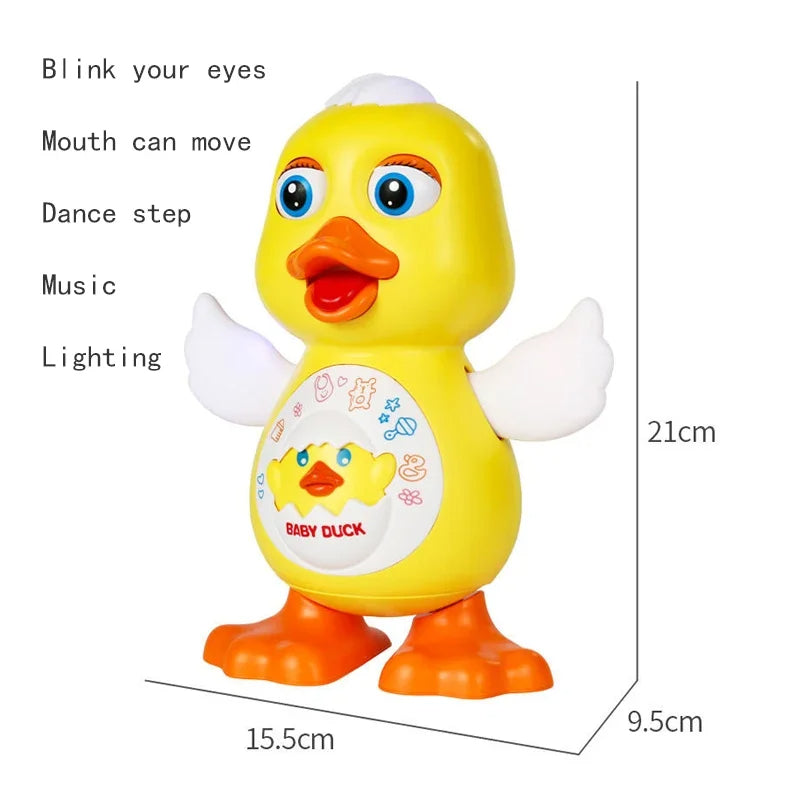 duck Dancing Spin Robot™ - Lichtjes en Dansjes - Speelgoedrobot Eend | Educatief Speelgoed - Afbeelding 1