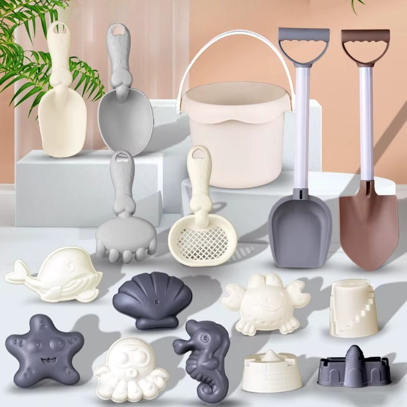 e55e35cf-5913-492c-8bb6-8698d18b9206 Beach Set™ - Stimuleer Creativiteit&Vaardigheden - Strandplezier Set voor Kinderen 16 stuks | Educatief Speelgoed - Afbeelding 1