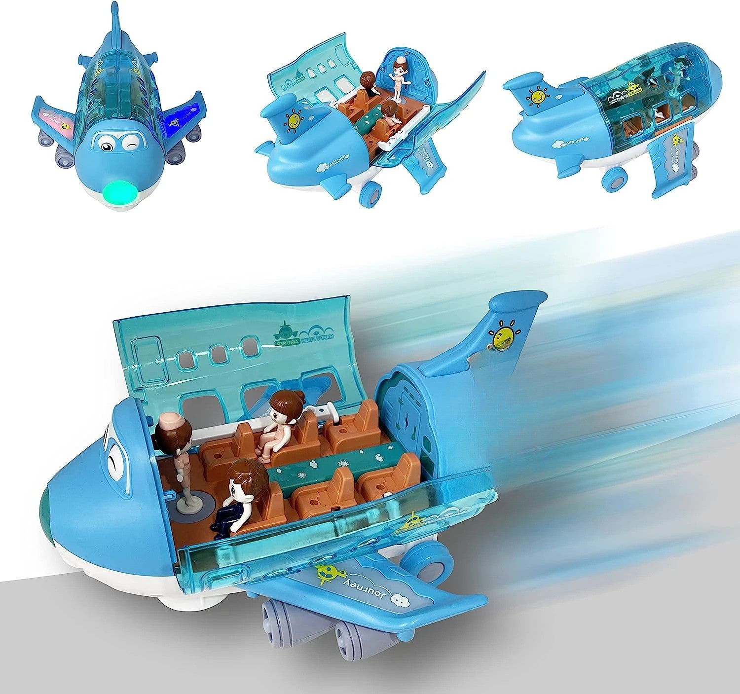 ec0e0abd-a4aa-4f5f-82d6-8357f327233f Pilot Pals Plane™ - Perfecte Copiloot - Speelgoed Vliegtuig Blauw | Educatief Speelgoed - Afbeelding 1