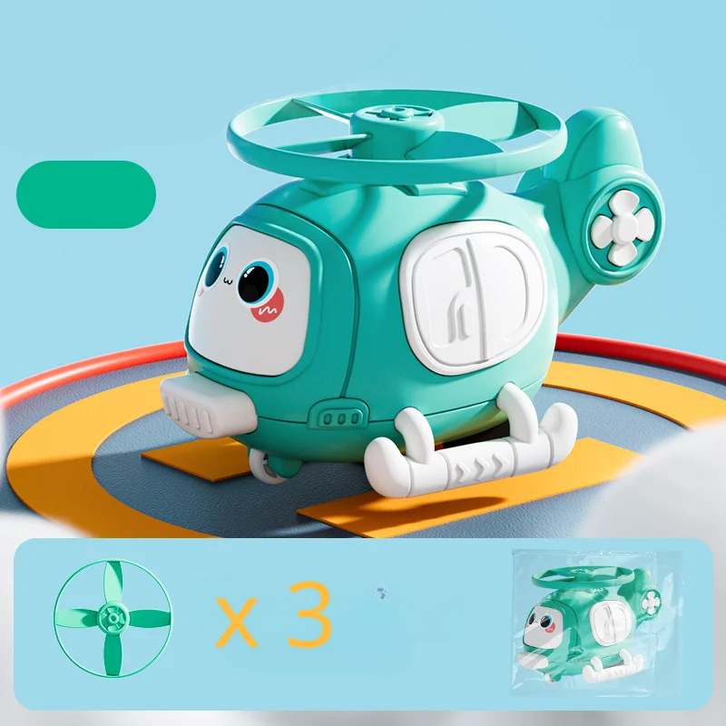 green_4c79ba60-cc51-4684-8938-507dfe8eecd4 Hover Buddy™ – Luchtige Lachjes – Cartoon Helikopter Groen | Educatief Speelgoed - Afbeelding 1