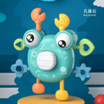 Crab Pull Toy™ – Grijp&Trek Plezier– Krab Sensorisch Bijtspeelgoed Groen | Educatief Speelgoed