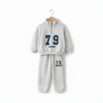 Mini Fashion™ - Modieus&Zacht– Relax Outfit voor kinderen Grijs / 90 (2 jaar) | Educatief Speelgoed