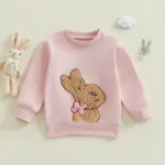 LittleBunny– Comfortabel en stijlvol – Paas-trui Roze / 110 (2–3 jaar) | Educatief Speelgoed