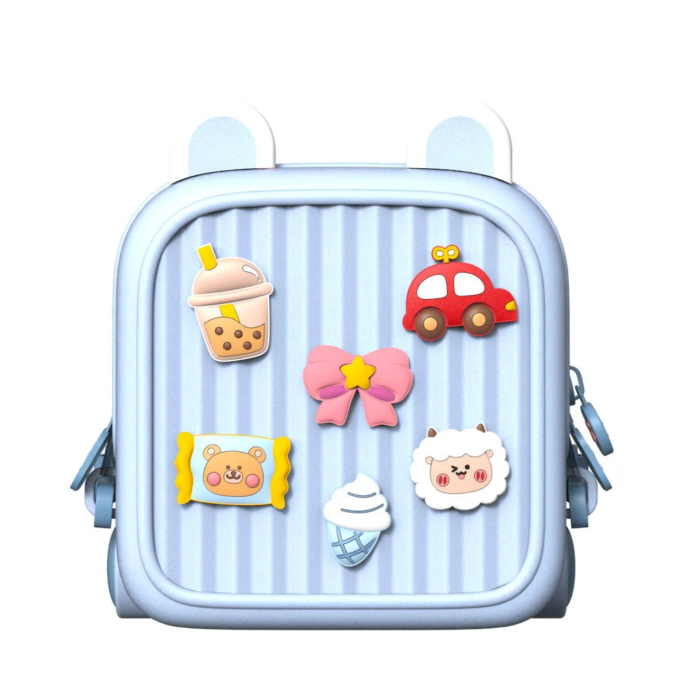 image_164_1728144921586-1562883-57039922-59436771_6 Cartoon Backpack™ - Klaar voor Avontuur - Kinder Rugzak Blauw | Educatief Speelgoed - Afbeelding 1