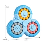 Bead Maze Cube™ - Stressvrije Pret - Fidget Speelgoed Blauw | Educatief Speelgoed