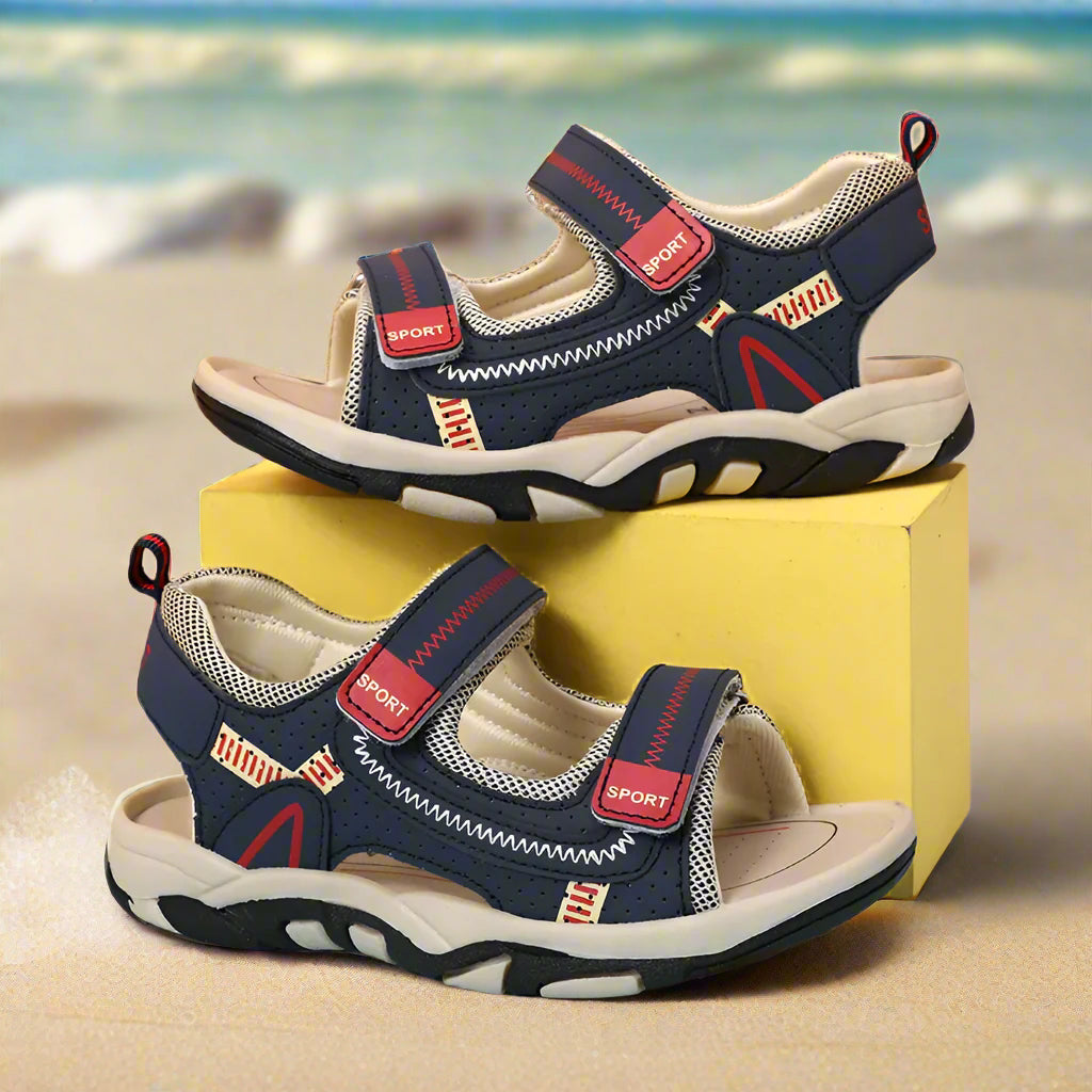 image_213_1759504577628-3222106-42748356-9259286_0 CoastWalk– Zacht&Antislip– Zomersandalen Blauw / 31 (19.7 cm / 5–6 jaar) | Educatief Speelgoed - Afbeelding 1