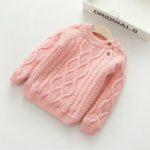 LittleLoom– Leuk&Gezellig– Gebreide Wintertrui Roze / 110 (4 jaar) | Educatief Speelgoed