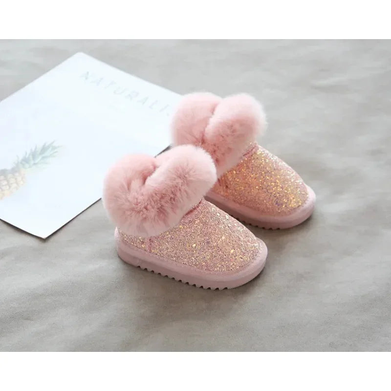 image_234_1724347909014-29246095-72683495-13050241_6 Mini Fashion™ - Warm&Stijlvol - Glitter Kinder Winterschoenen Roze / 23 (2-3 jaar) | Educatief Speelgoed - Afbeelding 1