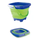 Foldable Bucket™ - Vouwbaar Vakantieplezier - Opvouwbare emmer Groen | Educatief Speelgoed