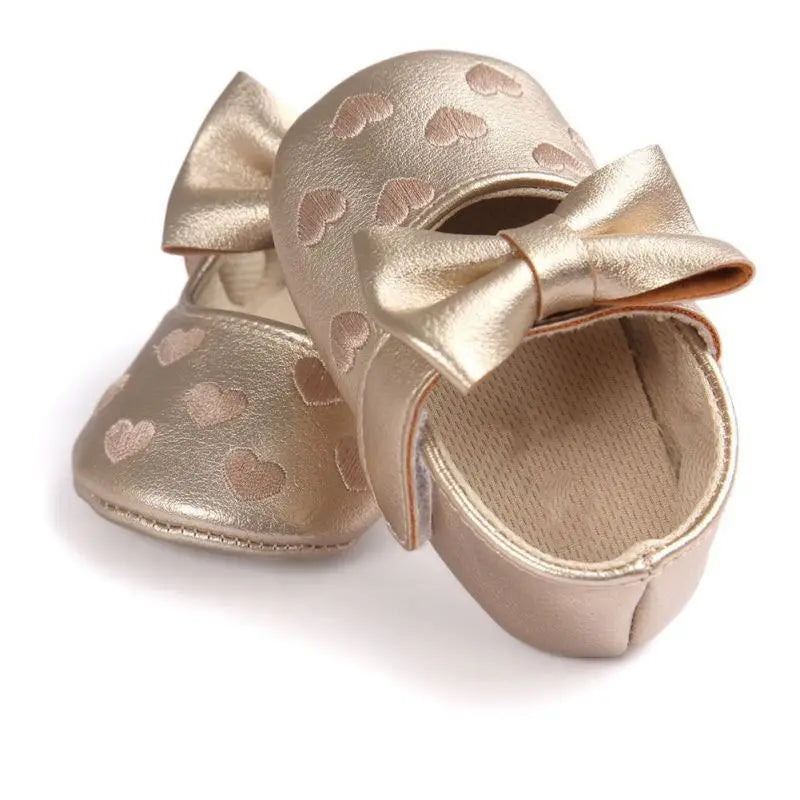 image_268_1730748612809-60009438-87165304-251353_7 Mini Fashion™ - Ademend Materiaal - Baby Anti-Slip Schoentjes Goud / 18 (6-12 maanden) | Educatief Speelgoed - Afbeelding 1