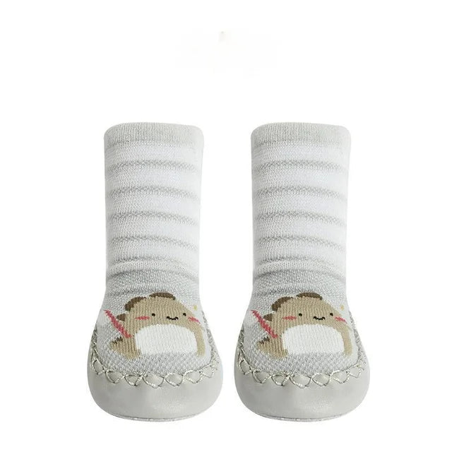 image_273_Kids_Rabbits_Socks_Lion_Shoes_Toddler_Baby_Tiger_Socks_Floor_Shoes_Baby_Shoes_Baby__9 Toddler Non-slip Socks™ - Stapjes in Stijl - Babysokjes Dinosaurus / L (18-24 maanden) | Educatief Speelgoed - Afbeelding 1