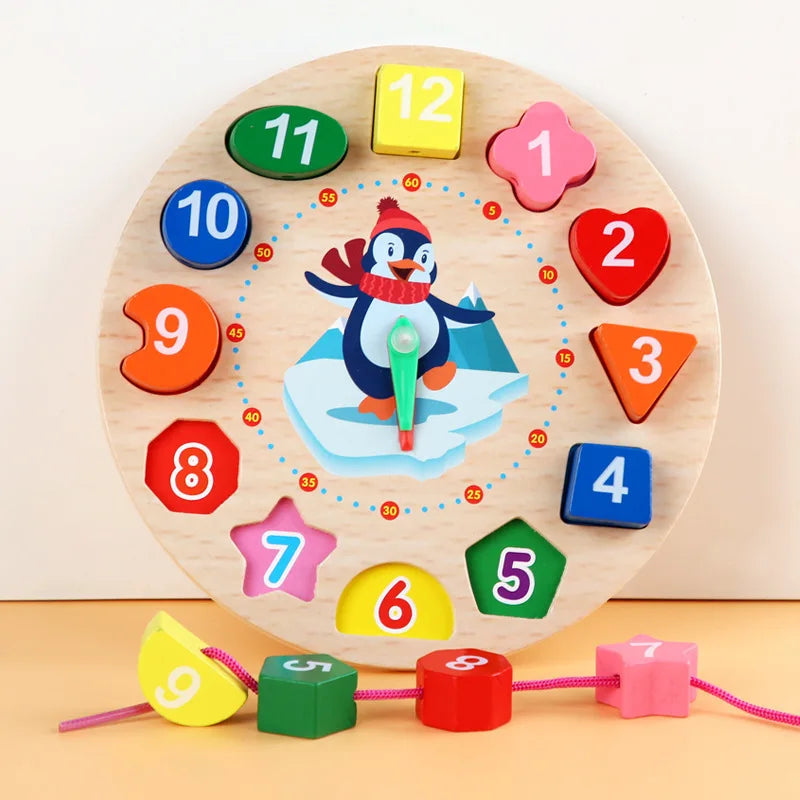 image_289_1741764944551-93082188-65116914-94806449_0 Learning Clock™ - Speel&Leer Klokkijken - Houten Klok | Educatief Speelgoed - Afbeelding 1
