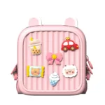 Cartoon Backpack™ - Klaar voor Avontuur - Kinder Rugzak Roze | Educatief Speelgoed