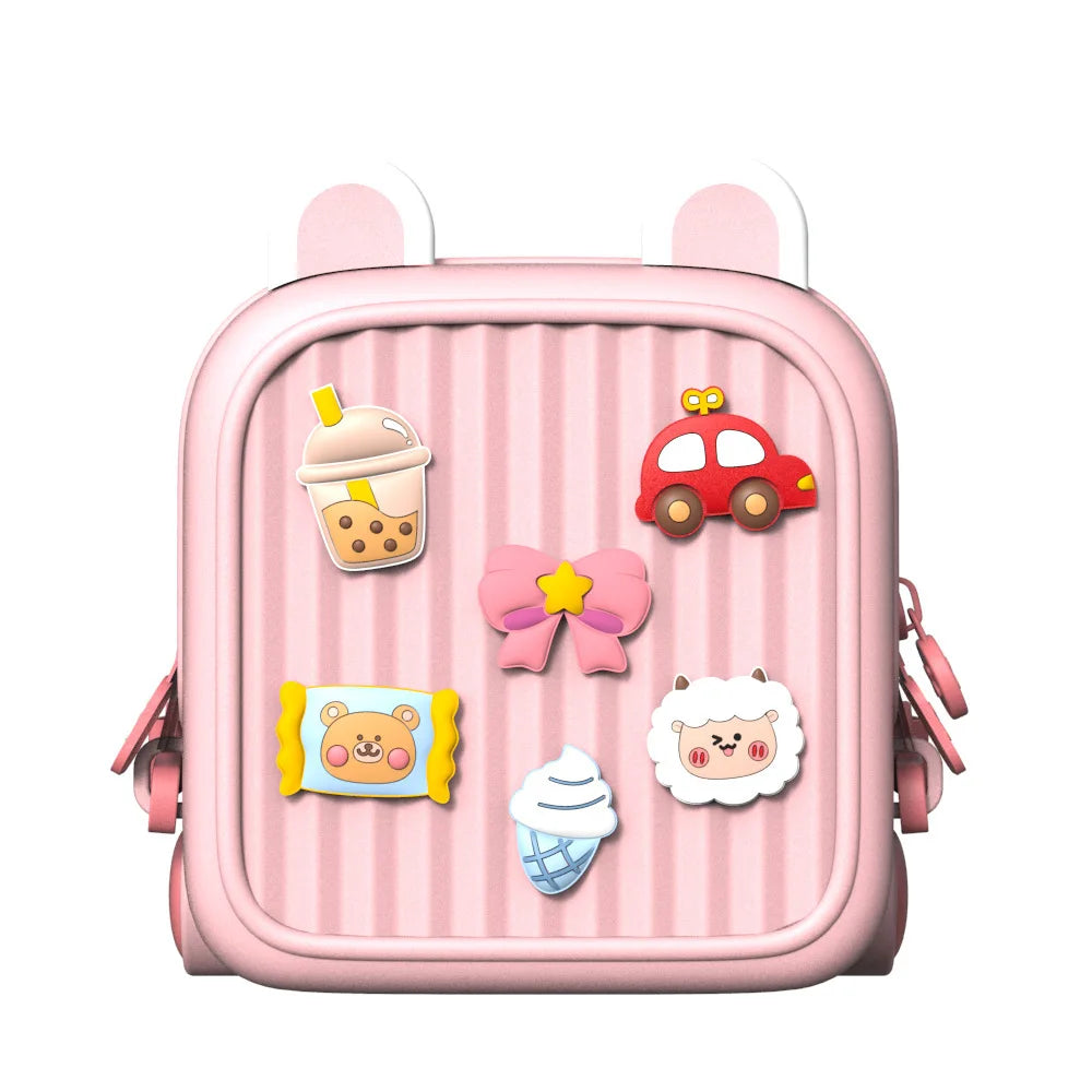 image_296_1728144921702-70524204-25603455-40500108_2 Cartoon Backpack™ - Klaar voor Avontuur - Kinder Rugzak Roze | Educatief Speelgoed - Afbeelding 1