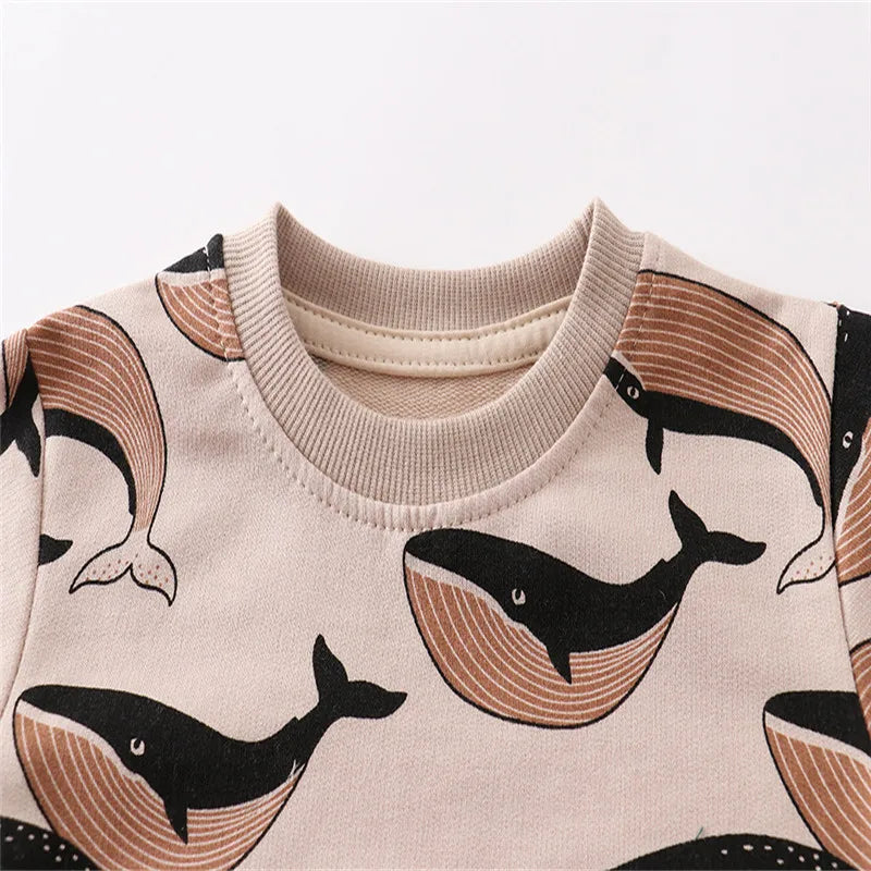 image_319_1728327311125-1141284-48395179-60764939_1 Mini Fashion™ - Walvis Sweater Bruin / 90 (2 jaar) | Educatief Speelgoed - Afbeelding 1
