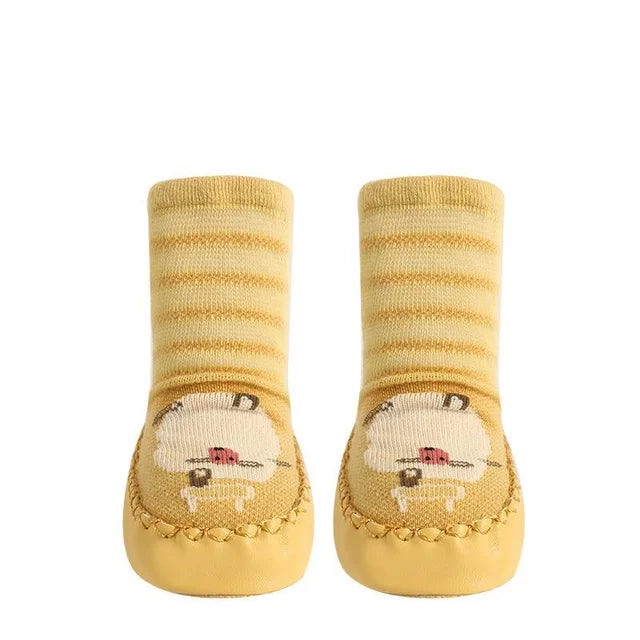 image_351_Kids_Rabbits_Socks_Lion_Shoes_Toddler_Baby_Tiger_Socks_Floor_Shoes_Baby_Shoes_Baby__11 Toddler Non-slip Socks™ - Stapjes in Stijl - Babysokjes Schaap / L (18-24 maanden) | Educatief Speelgoed - Afbeelding 1