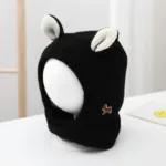 Mini Fashion™ - Houd Oren Warm - Balaclava Muts Zwart | Educatief Speelgoed