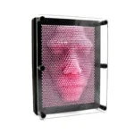 PinArt 3D– Creatief&Interactief– Sculptuur Bord S (12.5 x 9.5 x 5.5 cm) / Roze | Educatief Speelgoed