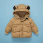 CozziBun– Warm&Schattig– Winterjas met Capuchon Bruin / 110 (4 jaar) | Educatief Speelgoed