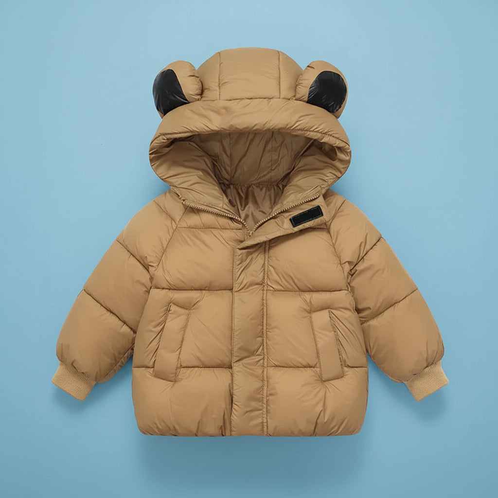 image_385_1760098694904-88127569-8796767-44846645_3 CozziBun– Warm&Schattig– Winterjas met Capuchon Bruin / 110 (4 jaar) | Educatief Speelgoed - Afbeelding 1