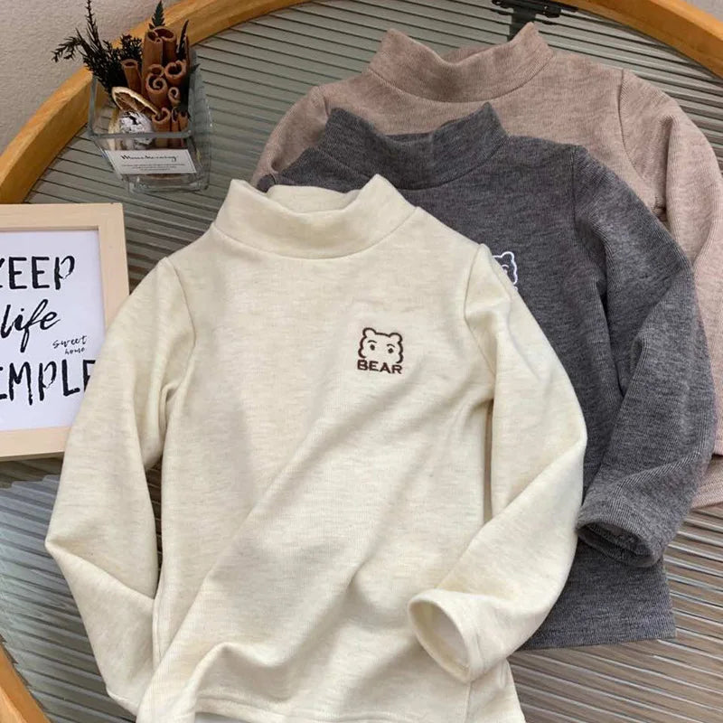 image_395_1728677830699-56916148-20111221-80657378_7 Mini fashion™ - Bear - Fleece Shirt Beige / 140 (7 jaar) | Educatief Speelgoed - Afbeelding 1