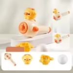Montessori Blowing Toy™ - Verbeter Vaardigheden&Communicatie - Montessori Blaasplezier Speelgoed 2 in 1 geel | Educatief Speelgoed