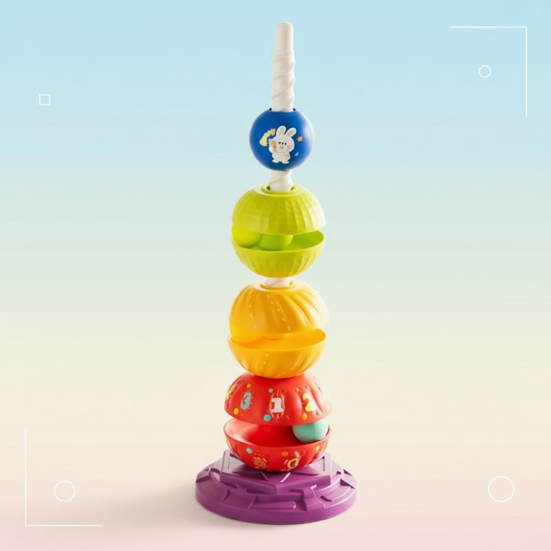 image_441_1762406444654-6758501-94960478-7323786_0 TinyTower– Educatief&speels– Stapelspel met rotatie | Educatief Speelgoed - Afbeelding 1