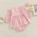 Mini Fashion™ – Kleurig&Klassiek– Meisje Katoenen Setje Roze / 90 (12-18 maanden) | Educatief Speelgoed