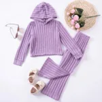 Mini Fashion™ - Zacht&Warm - Trainingspak Lavendol / 98 (3 jaar) | Educatief Speelgoed