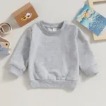 TinyTrend– Stoer&Comfortabel– Pullover voor Jongens&Meisjes Grijs / 100 (12–18 maanden) | Educatief Speelgoed