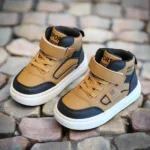 CoolKicks– Comfortabel&Flexibel– Hoge Sneakers Bruin / 29 (5.5 jaar) | Educatief Speelgoed