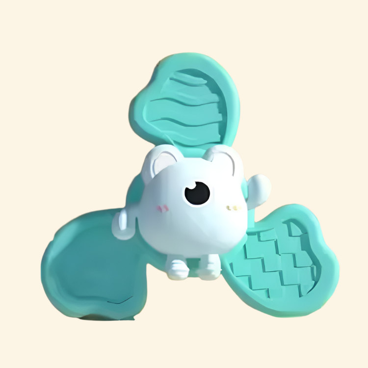 image_4_e9f0d966-e770-462b-9260-8f6fe1ca0eec Bath Spinner Toys™ - Leerzaam&Leuk - Fidget Babybad Speeltjes Mintgroene spinner | Educatief Speelgoed - Afbeelding 1