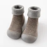 Mini Fashion™ - Anti-slip Grip - Peuter Sokschoenen Donker Grijs / 23 (13-18 maanden) | Educatief Speelgoed
