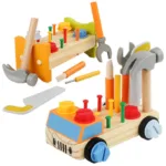 Woods™ - Draai&Leer - Montessori Auto Schroefbord | Educatief Speelgoed