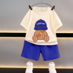 Mini Fashion™ - Funky&Fris - Kledingsetje Blauw / 110 (3-4 jaar) | Educatief Speelgoed