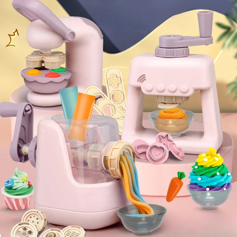 image_5_Colorful_Clay_Ice_Cream_Pottery_Machine_Childrens_Handmade_DIY_Ultra_light_Clay_Plasticine_Multi_shaped_Mold_Educational_Tool_0_11ced953-501a-4e14-9fd0-b0669a050ffe Ice-Cream Maker Set™ - Culinaire Pret - Ijsmaker Keukenspeelgoed | Educatief Speelgoed - Afbeelding 1