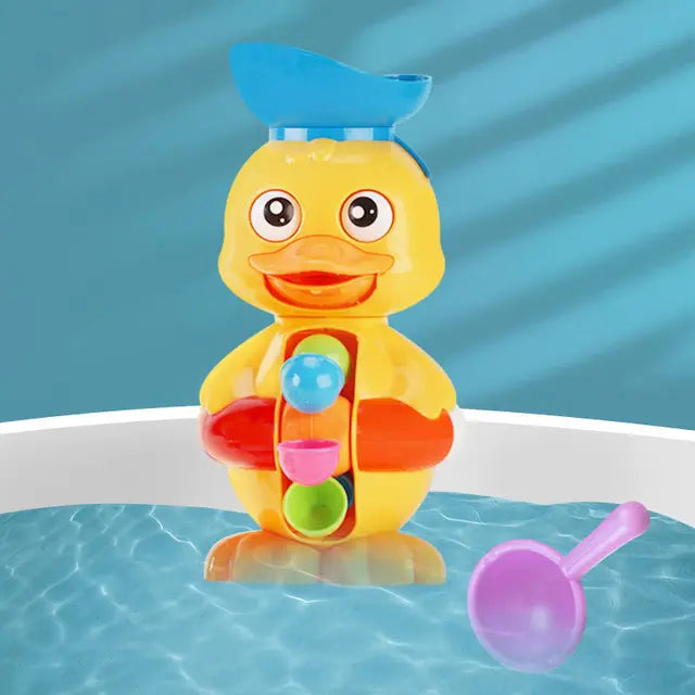 Bath Buddies™ - Badderplezier met vriendjes - Waterrad Eendjes Rood | Educatief Speelgoed - Afbeelding 1