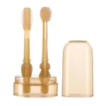 Baby Smile™ - Zacht Voor Tandvlees - Kinder Siliconen Tandenborstelset | Educatief Speelgoed