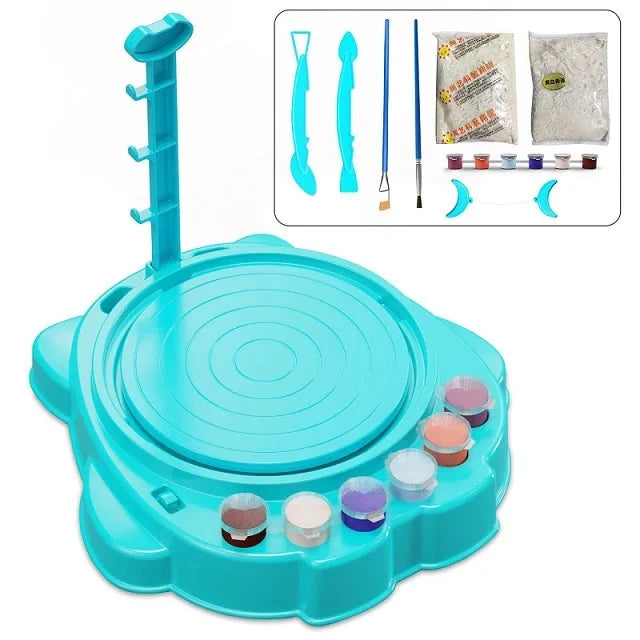 image_651_1727683594016-83456431-10284986-74960019_6 Kids Pottery Set™ - Klei Creaties - Pottenbakset voor kinderen Blauw | Educatief Speelgoed - Afbeelding 1