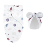 DreamNest– Rust&Comfort– Luxe Inbakerdoek met Mutsje Melkweg | Educatief Speelgoed