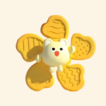 Bath Spinner Toys™ - Leerzaam&Leuk - Fidget Babybad Speeltjes Gele pinner | Educatief Speelgoed