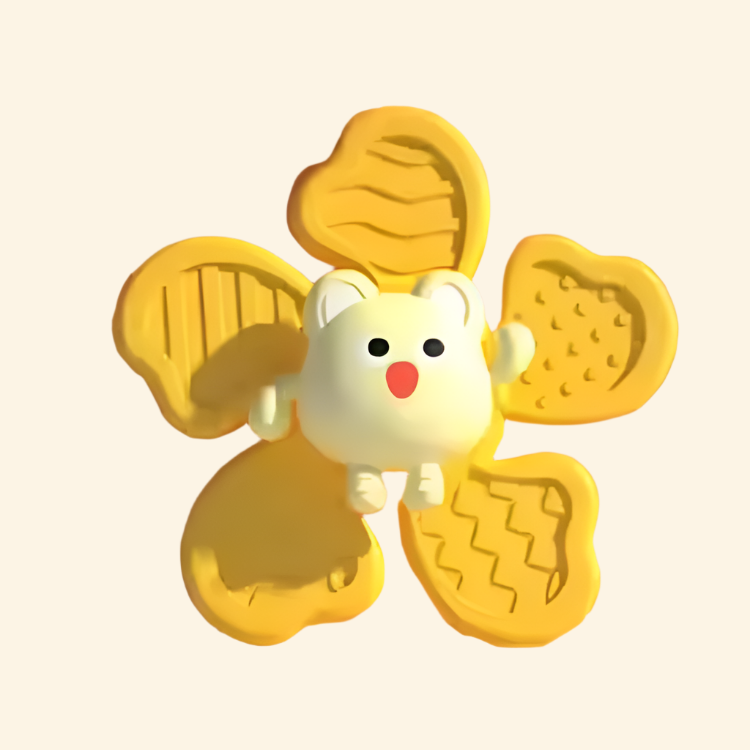 image_6_5c3ed65b-b8f4-4e93-8f55-fdb3efeb0ae6 Bath Spinner Toys™ - Leerzaam&Leuk - Fidget Babybad Speeltjes Gele pinner | Educatief Speelgoed - Afbeelding 1