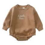 Mini Fashion™ - Warm&Comfortabel - Trui Romper Bruin / 90 (12-24 maanden) | Educatief Speelgoed