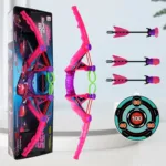 ArrowFun– Spelen&Leren– Boogschiet Set voor Kids Roze / Groot | Educatief Speelgoed