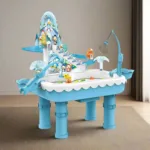 PenguinFun– Familie&Kind– Vissen&Pinguin Spel Blauw | Educatief Speelgoed