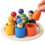 Rainbow Puzzle™ – Kleurrijk&Creatief– Houten Sorteer Speelgoed | Educatief Speelgoed