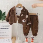 Mini Fashion– Elegant&Zacht– Pastel Kleur Outfit Bruin / 90 (1-2 jaar) | Educatief Speelgoed