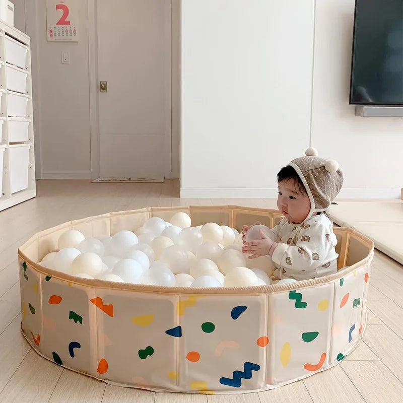 image_754_Korean_Childrens_PVC_Foldable_Swimming_Pool_Baby_Game_Toy_Fence_Furniture_Kids_Play_Yard_Newborn_Photography_Props_Playpen_0 PlayFence™ - Veilig Spelen - Speelbadje | Educatief Speelgoed - Afbeelding 1