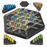 Triangle Tactics™ - Strategisch Denken - Strategisch Bordspel Thuis (30x26 cm) | Educatief Speelgoed
